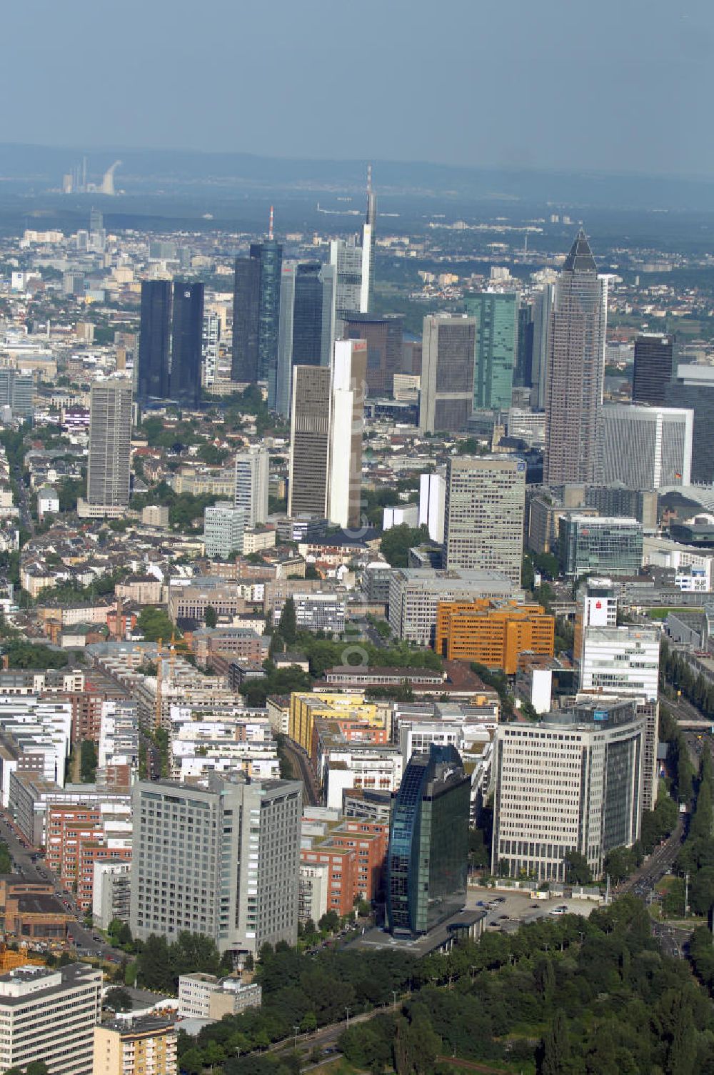 Frankfurt am Main von oben - Skyline Frankfurt - Main