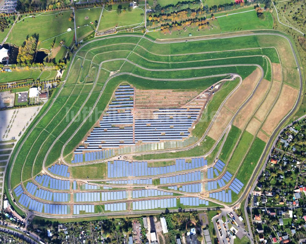 Magdeburg von oben - Solar Deponie Magdeburg