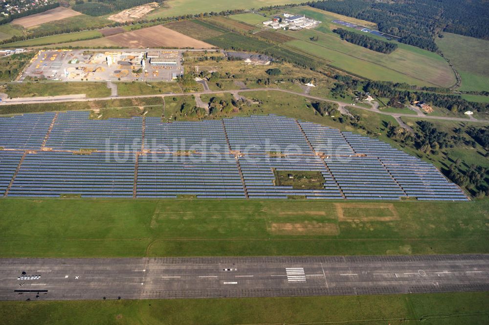 Luftaufnahme Werneuchen - Solaranlagenfeld Werneuchen