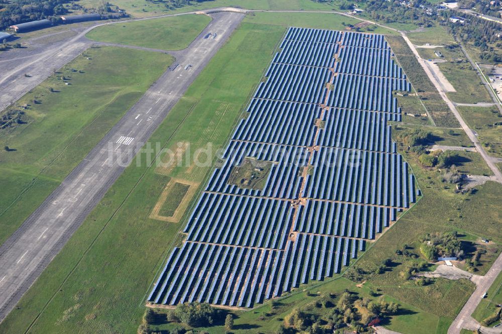 Luftbild Werneuchen - Solaranlagenfeld Werneuchen