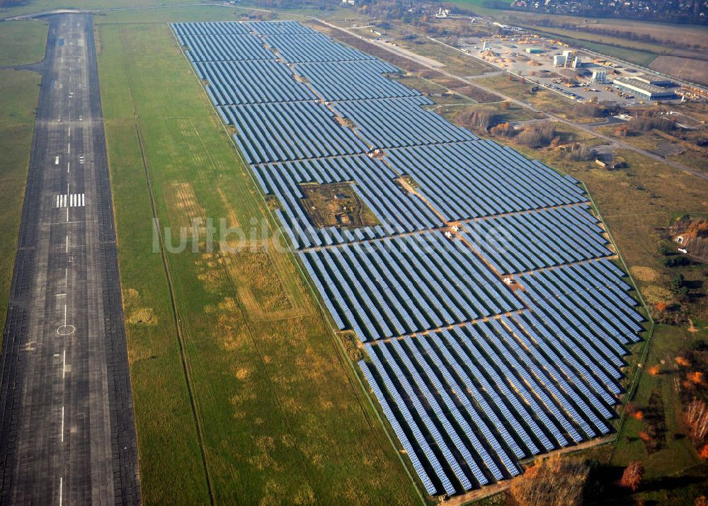 Luftbild Werneuchen - Solaranlagenfeld Werneuchen