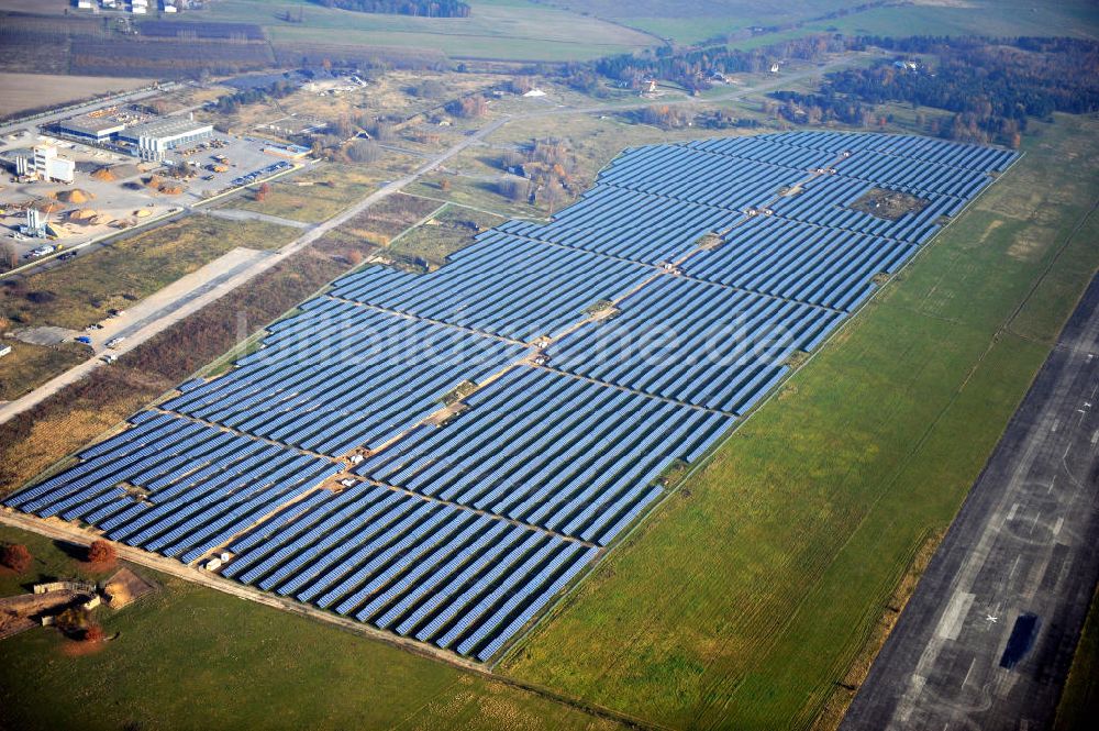 Luftbild Werneuchen - Solaranlagenfeld Werneuchen