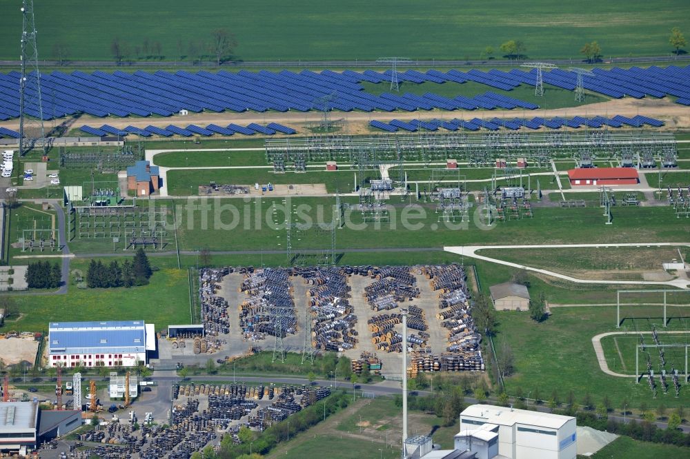 Luftaufnahme Neuenhagen - Solarenergiepark / Solarpark / Solarkraftwerk am Solarpark Neuenhagen im Bundesland Brandenburg