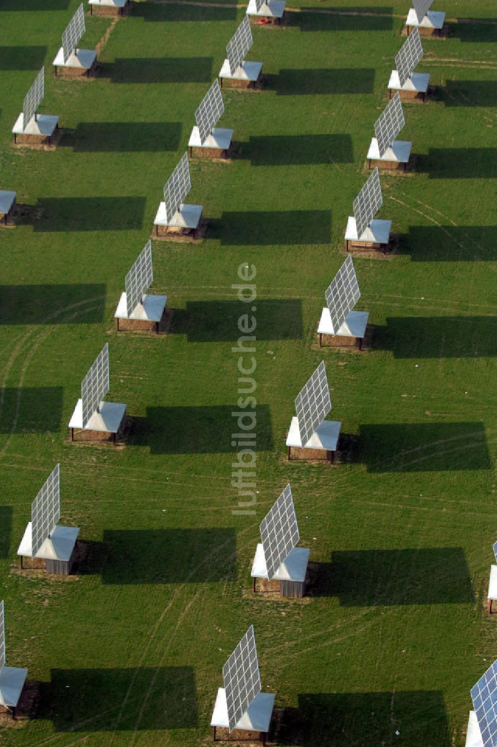 Luftbild BALLSTÄDT - Solarfelder der Solarparc Aktiengesellschaft südlich von Ballstädt in Thüringen