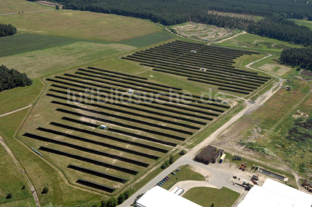 Jessen aus der Vogelperspektive: Solarkraftwerk Jessen