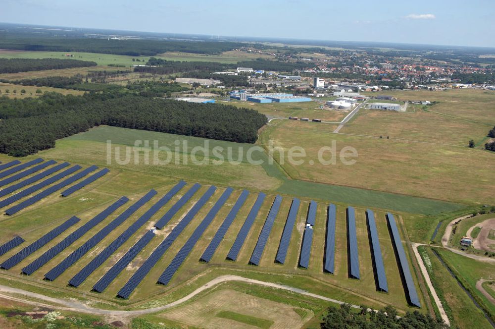 Luftaufnahme Jessen - Solarkraftwerk Jessen