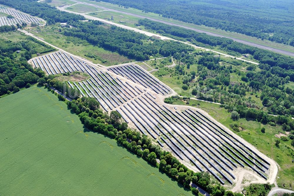 Luftaufnahme Allstedt - Solarpark Allstedt in Sachsen-Anhalt