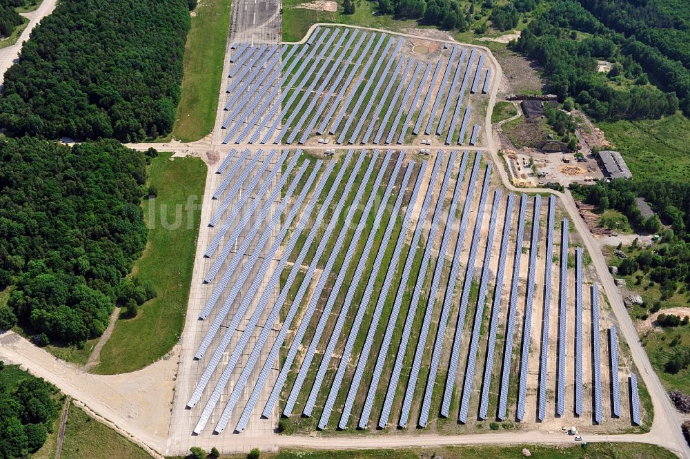 Luftaufnahme Allstedt - Solarpark Allstedt in Sachsen-Anhalt