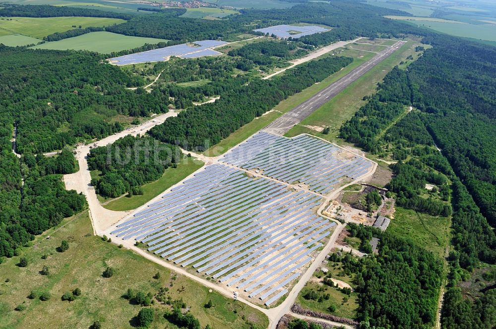 Luftbild Allstedt - Solarpark Allstedt in Sachsen-Anhalt