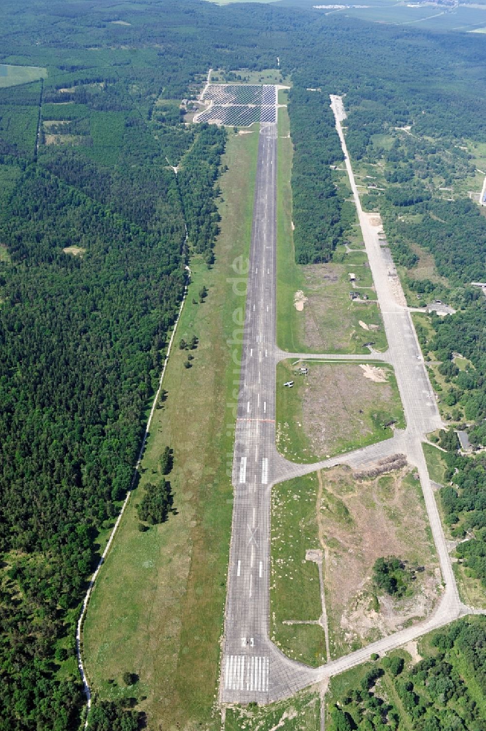 Luftbild Allstedt - Solarpark Allstedt in Sachsen-Anhalt