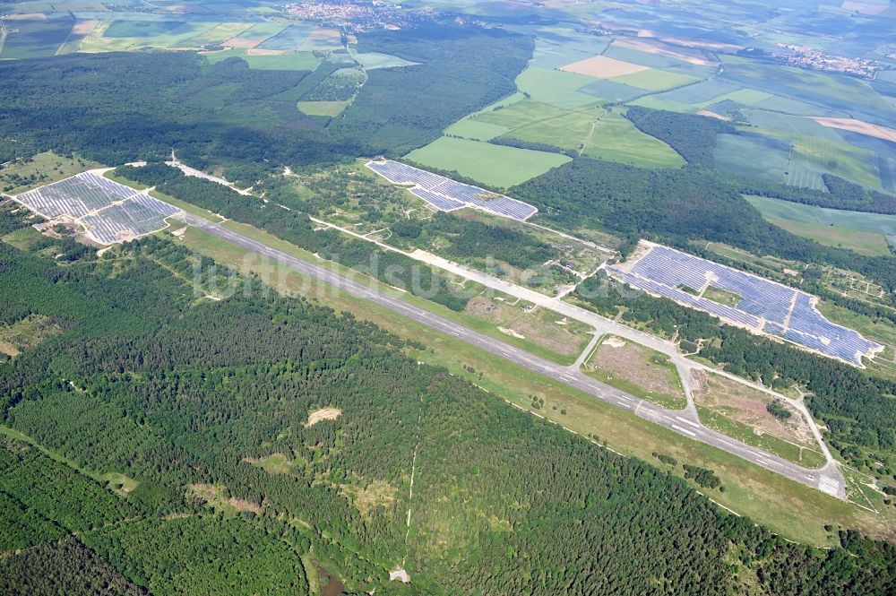 Luftbild Allstedt - Solarpark Allstedt in Sachsen-Anhalt