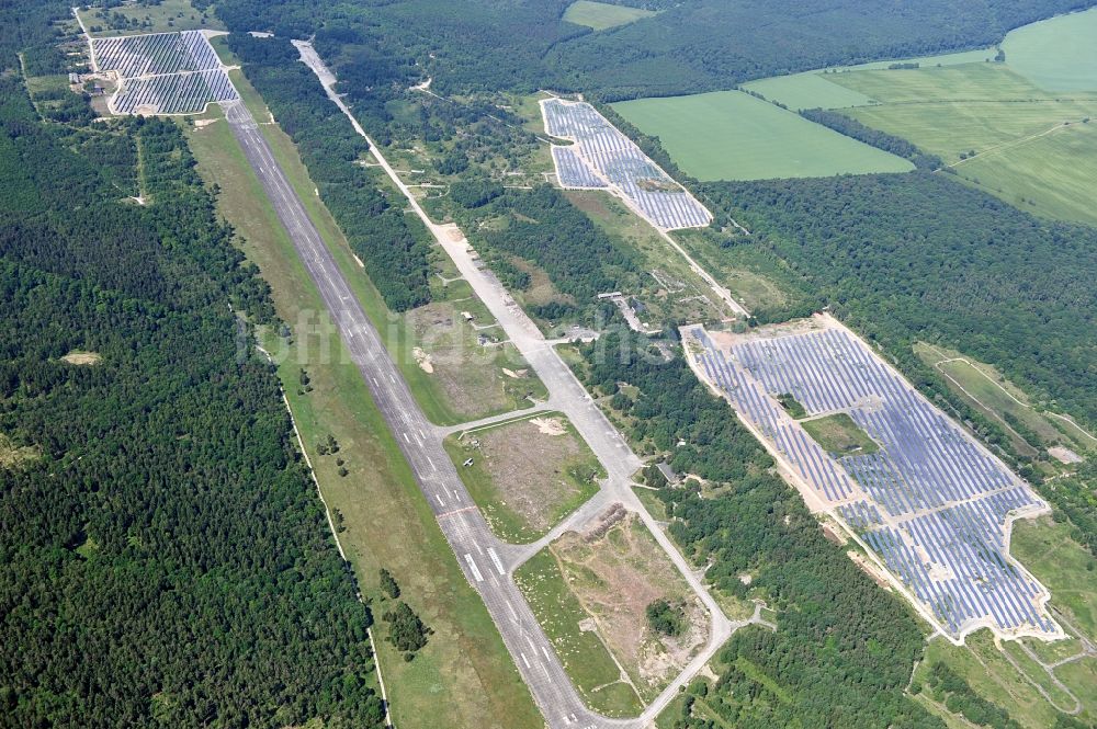 Luftaufnahme Allstedt - Solarpark Allstedt in Sachsen-Anhalt