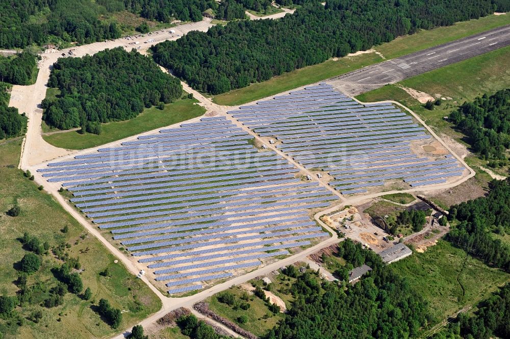 Luftaufnahme Allstedt - Solarpark Allstedt in Sachsen-Anhalt