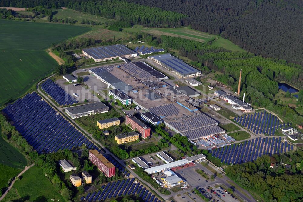 Luftaufnahme Britz - Solarpark in Britz ( bei Eberswalde ) im Bundesland Brandenburg
