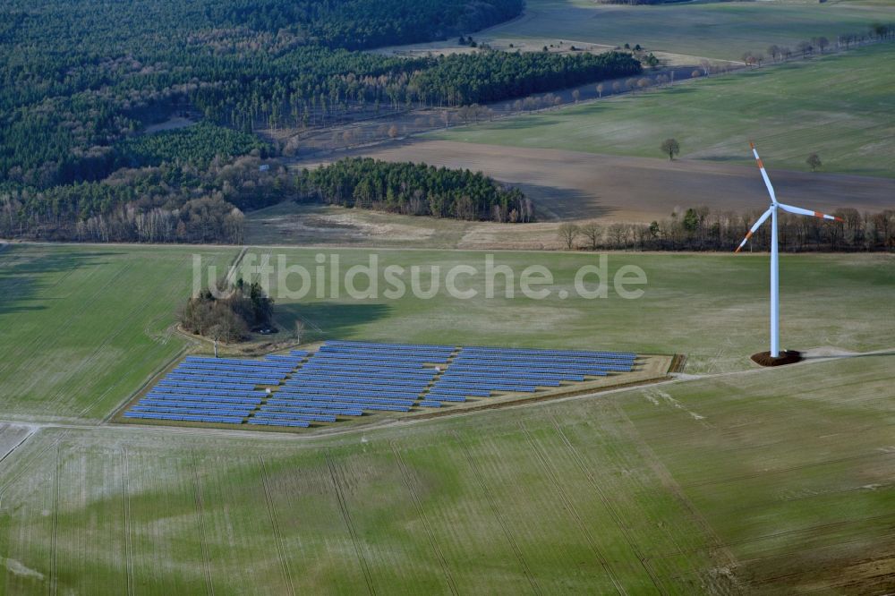 Luftbild Südergellersen - Solarpark bzw. Solarkraftwerk in Südergellersen im Bundesland Niedersachsen