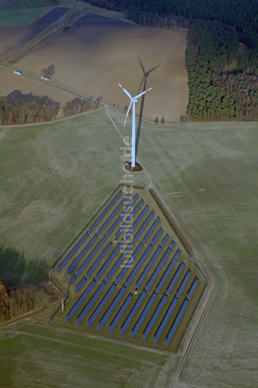 Luftbild Südergellersen - Solarpark bzw. Solarkraftwerk in Südergellersen im Bundesland Niedersachsen