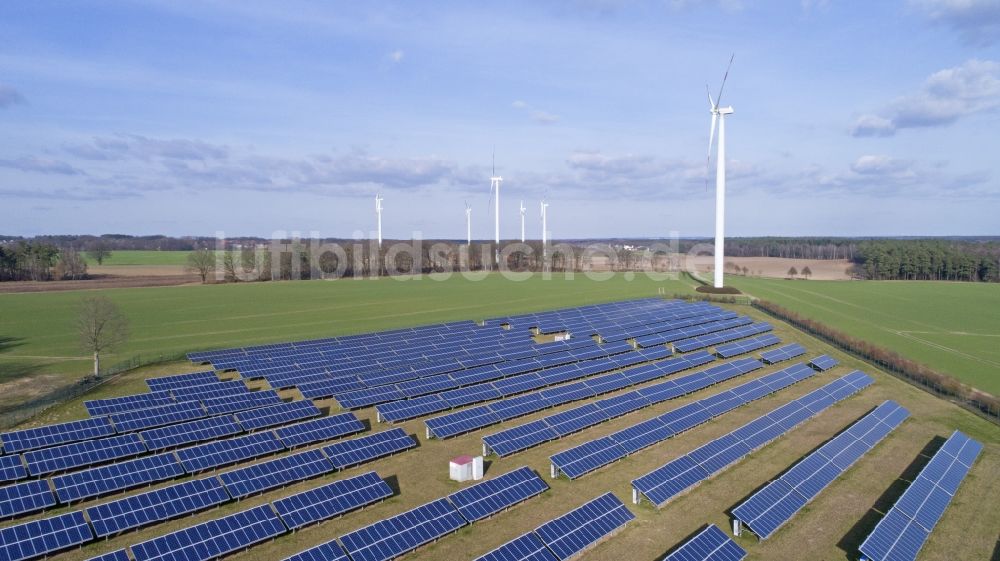 Luftaufnahme Südergellersen - Solarpark bzw. Solarkraftwerk in Südergellersen im Bundesland Niedersachsen