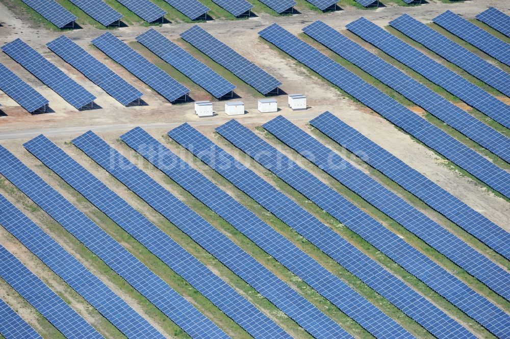 Lauta von oben - Solarpark Lauta in Sachsen