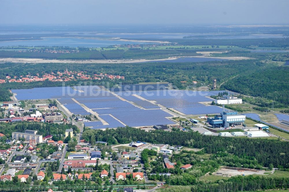 Luftbild Lauta - Solarpark Lauta in Sachsen