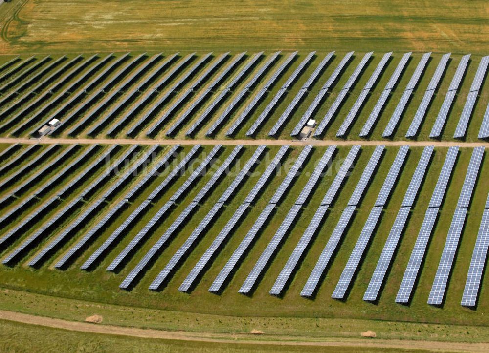 Luftaufnahme Bockelwitz - Solarpark Polditz