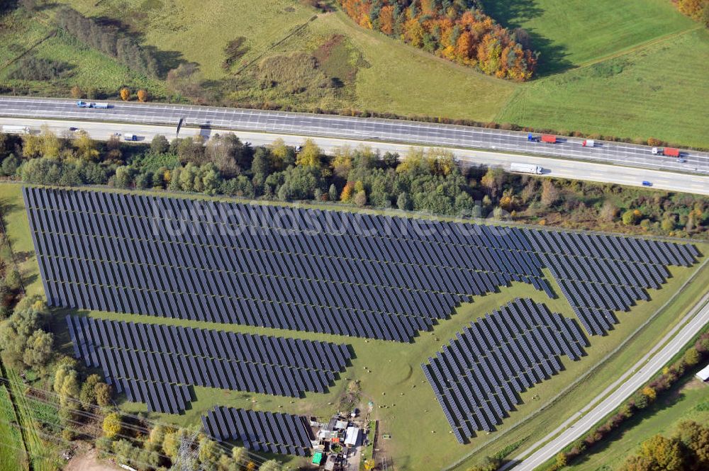 Luftbild Sinzheim - Solarpark in Sinzheim