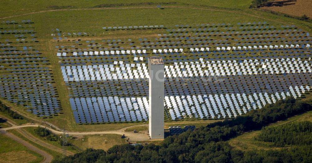 Luftbild Jülich - Solarthermisches Versuchskraftwerk mit Solarturm bei Jülich im Bundesland Nordrhein-Westfalen