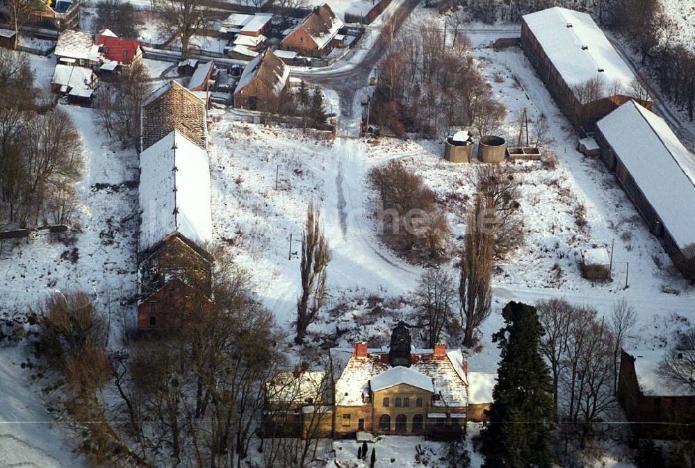 Sonnenburg / Brandenburg aus der Vogelperspektive: : Sonnenburg bei Bad Freienwalde