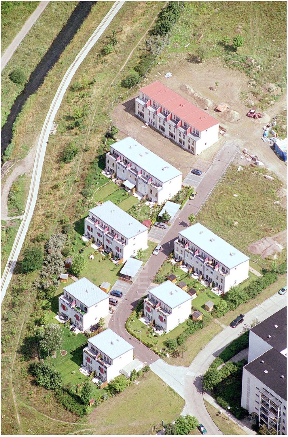 Berlin - Mahlsdorf (zu Hellersdorf) von oben - Sonnenkieker