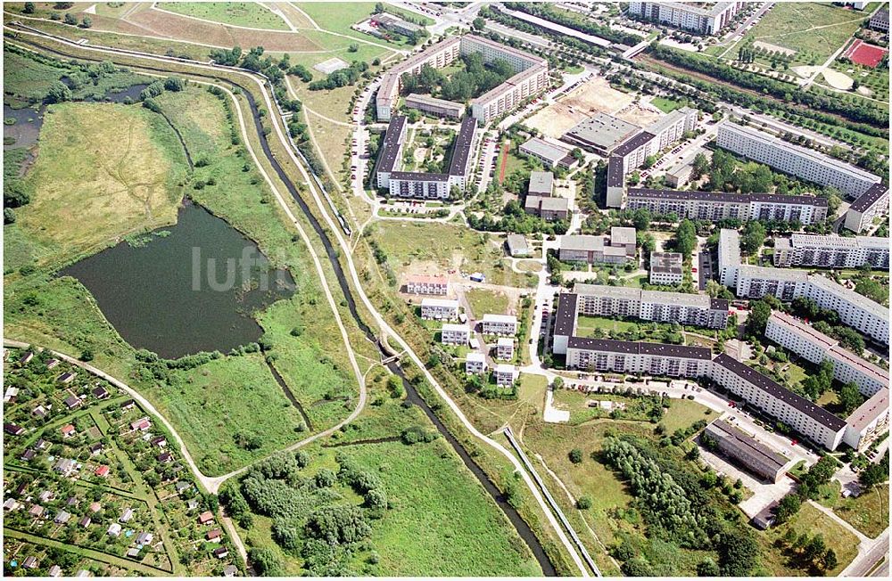 Berlin - Mahlsdorf (zu Hellersdorf) von oben - Sonnenkieker