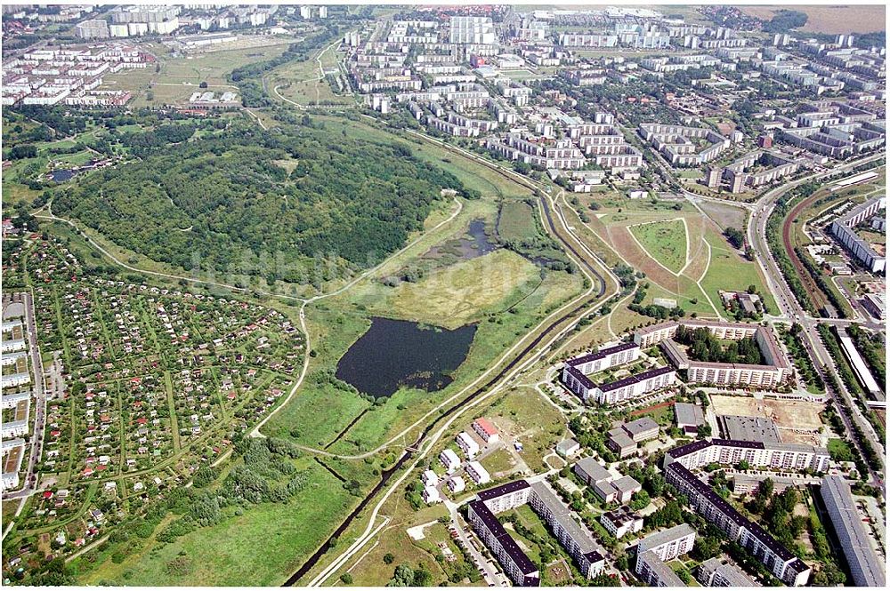 Berlin - Mahlsdorf (zu Hellersdorf) von oben - Sonnenkieker