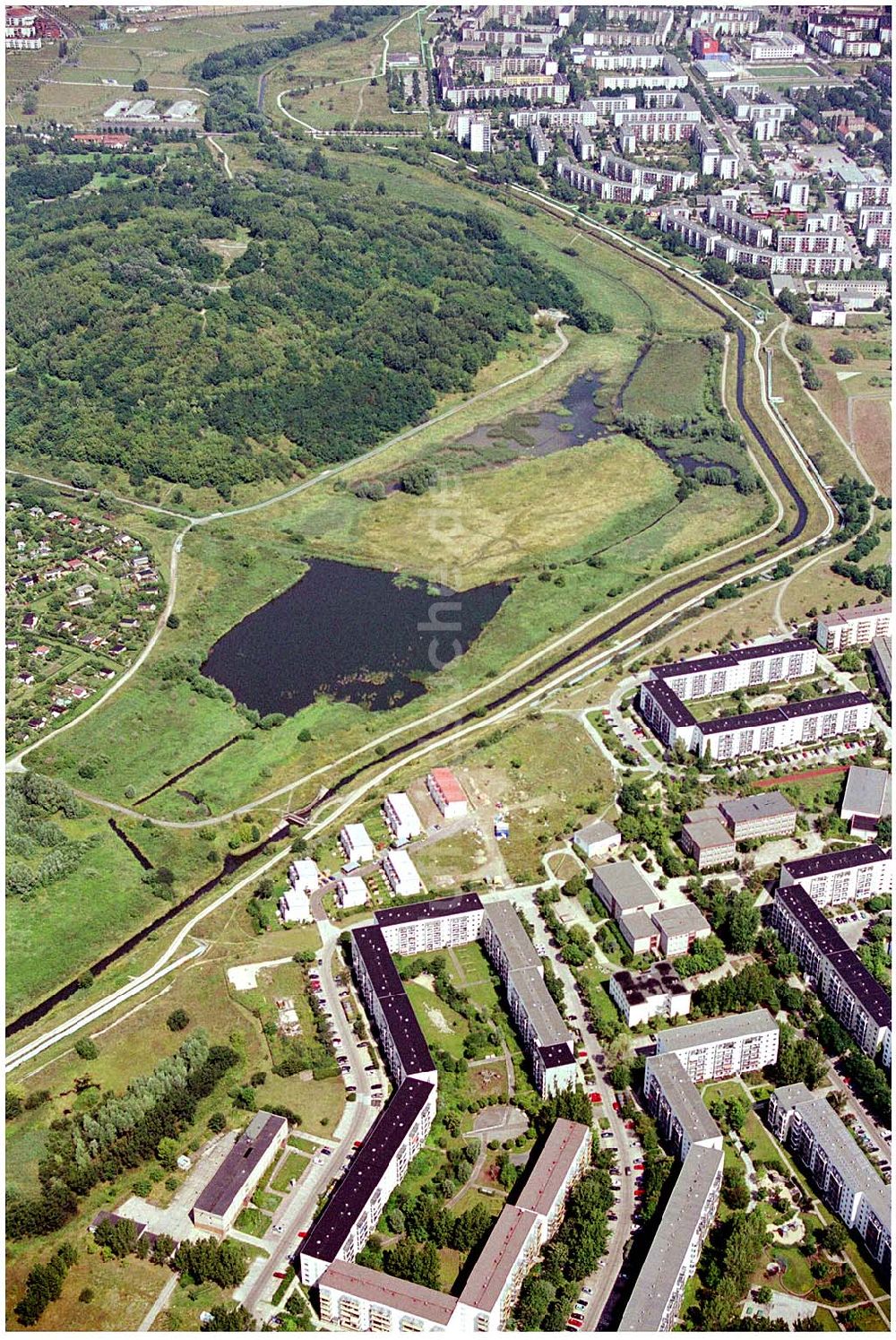 Berlin - Mahlsdorf (zu Hellersdorf) aus der Vogelperspektive: Sonnenkieker