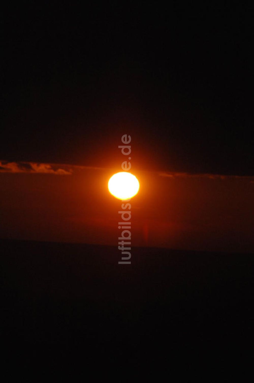 Luftaufnahme Brand - Sonnenuntergang über dem Biosphärenreservat Spreewald