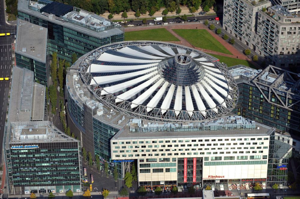 Berlin aus der Vogelperspektive: Sony Center Berlin