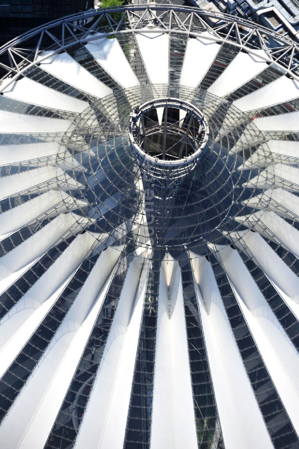 Berlin aus der Vogelperspektive: SONY - Center am Potsdamer Platz in Berlin