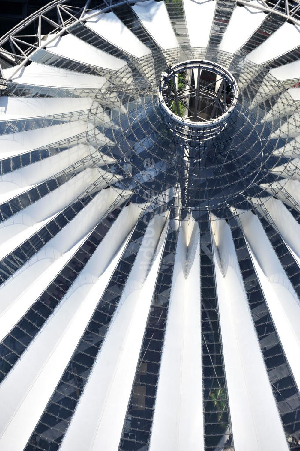 Luftbild Berlin - SONY - Center am Potsdamer Platz in Berlin