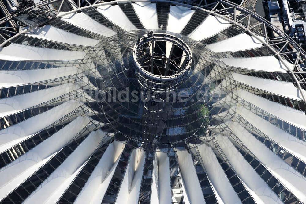 Berlin von oben - SONY - Center am Potsdamer Platz in Berlin