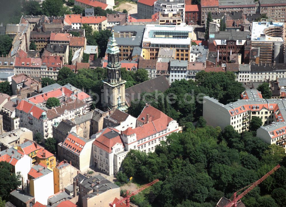 Berlin von oben - Sophienkirche in der Spandauer Vorstadt in Berlin-Mitte