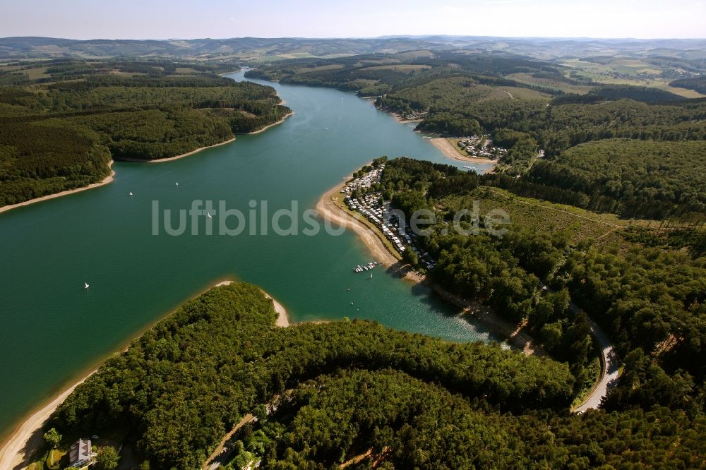 Sundern aus der Vogelperspektive: Sorpesee in Sundern im Bundesland Nordrhein-Westfalen