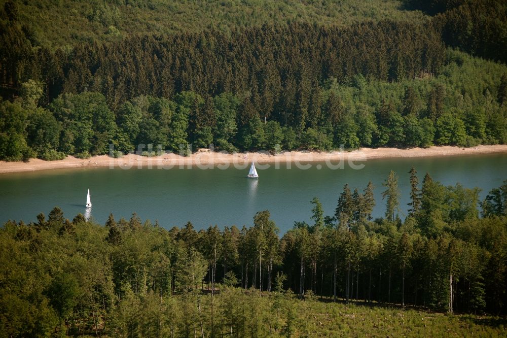 Sundern aus der Vogelperspektive: Sorpesee in Sundern im Bundesland Nordrhein-Westfalen