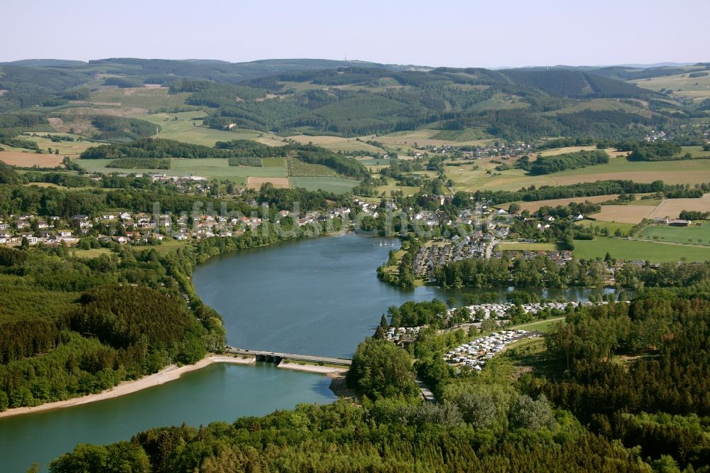 Luftaufnahme Sundern - Sorpesee in Sundern im Bundesland Nordrhein-Westfalen