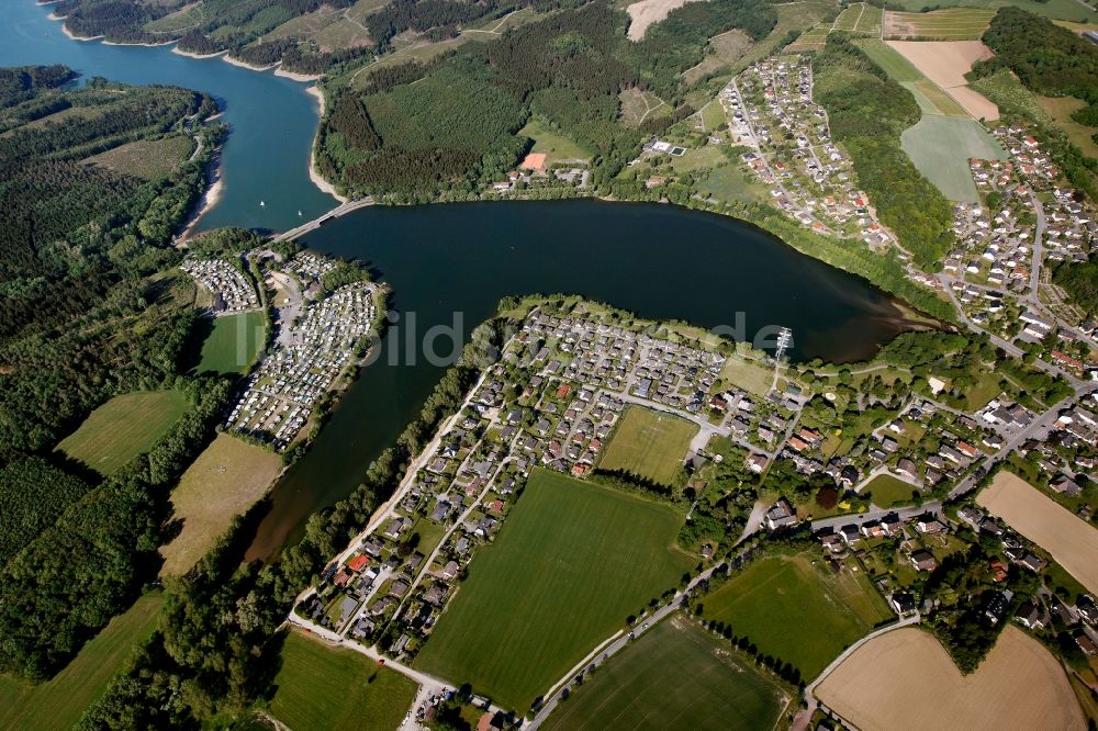 Luftaufnahme Sundern - Sorpesee in Sundern im Bundesland Nordrhein-Westfalen