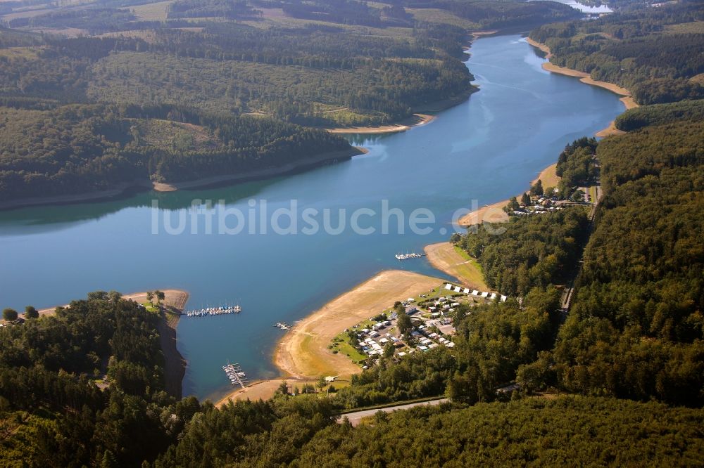 Sundern von oben - Sorpesee in Sundern im Bundesland Nordrhein-Westfalen