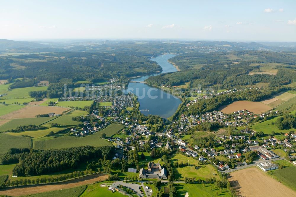 Luftaufnahme Sundern - Sorpesee in Sundern im Bundesland Nordrhein-Westfalen