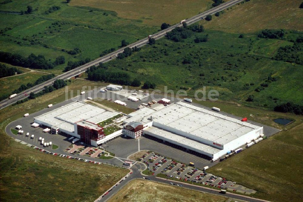 Luftaufnahme Mittenwalde / BRB - Spar-Logistikzentrum vor dem Schönefelder Kreuz bei Mittenwalde (Brandenburg) 1995