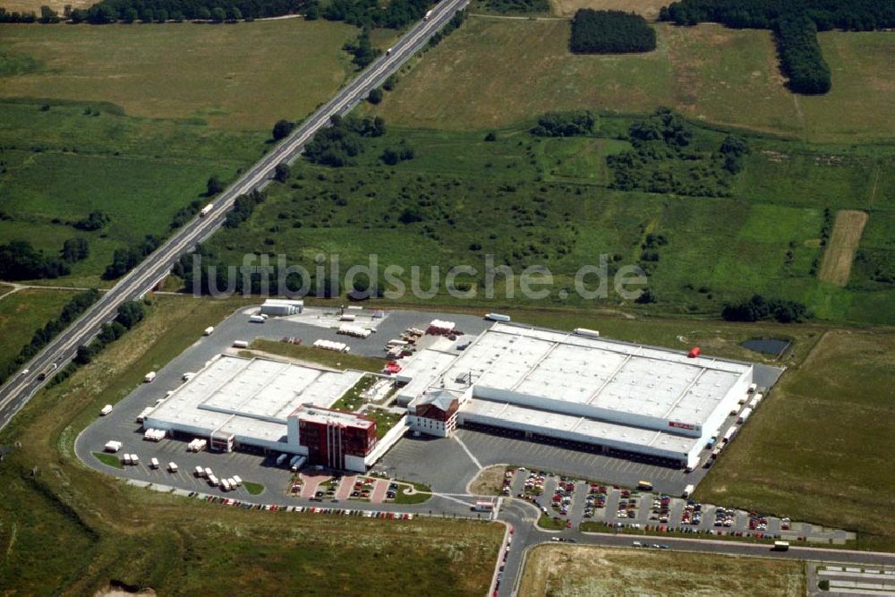 Luftbild Mittenwalde / BRB - Spar-Logistikzentrum vor dem Schönefelder Kreuz bei Mittenwalde (Brandenburg) 1995