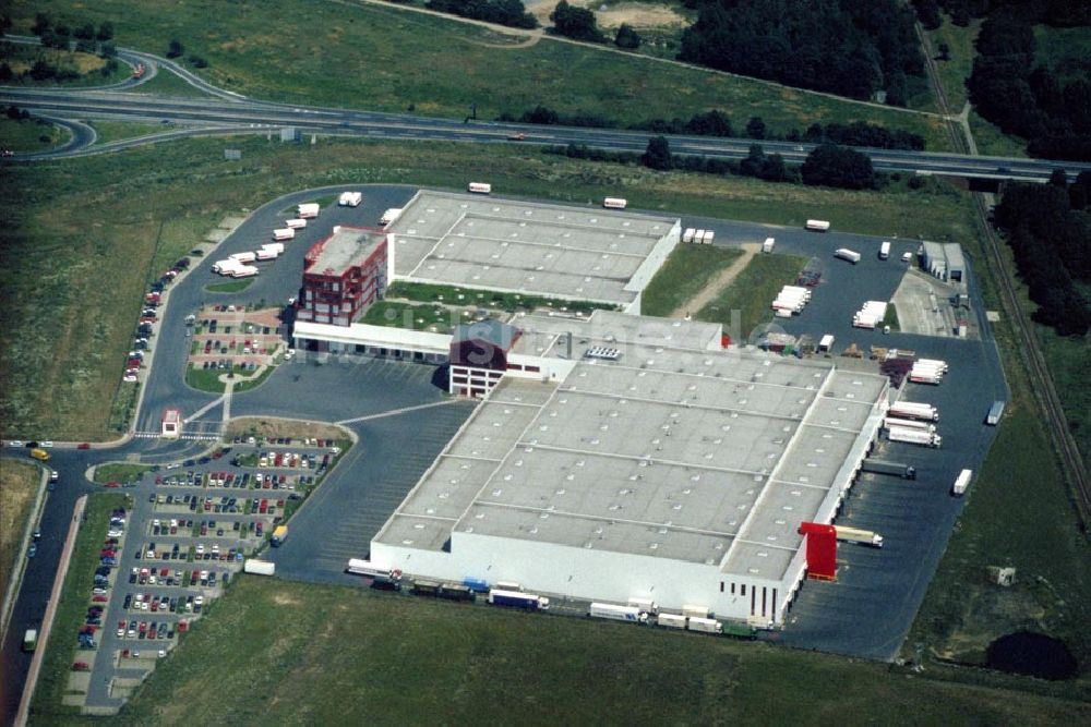 Luftaufnahme Mittenwalde / BRB - Spar-Logistikzentrum vor dem Schönefelder Kreuz bei Mittenwalde (Brandenburg) 1995