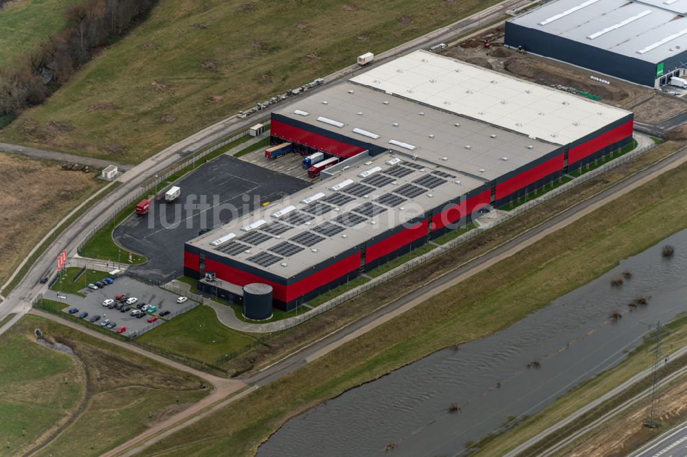 Luftaufnahme Gengenbach - Speditions- Gebäude der Logistik- und Transportfirma Emons logistik in Gengenbach im Bundesland Baden-Württemberg, Deutschland