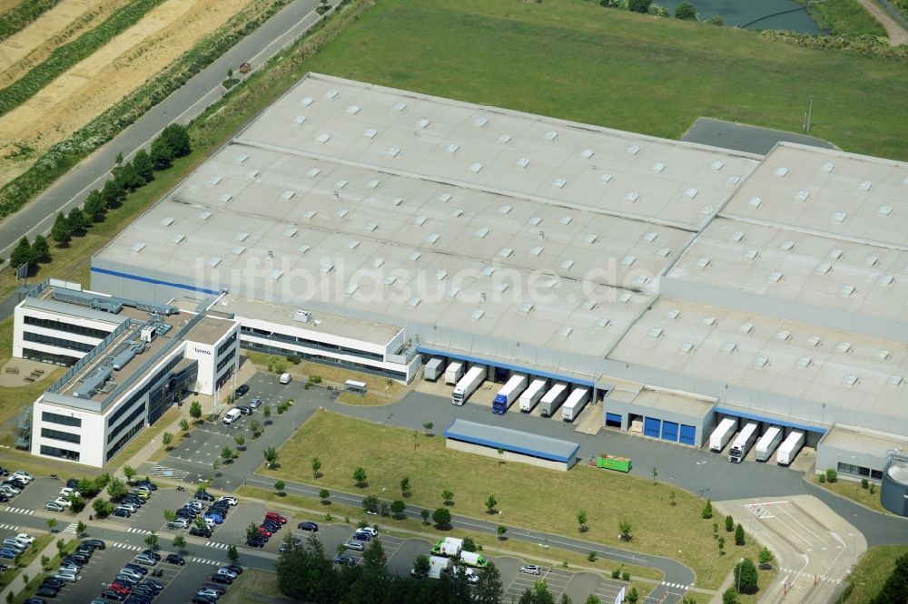 Luftbild Barsinghausen - Speditions- Gebäude der Lyreco Deutschland GmbH in Barsinghausen im Bundesland Niedersachsen