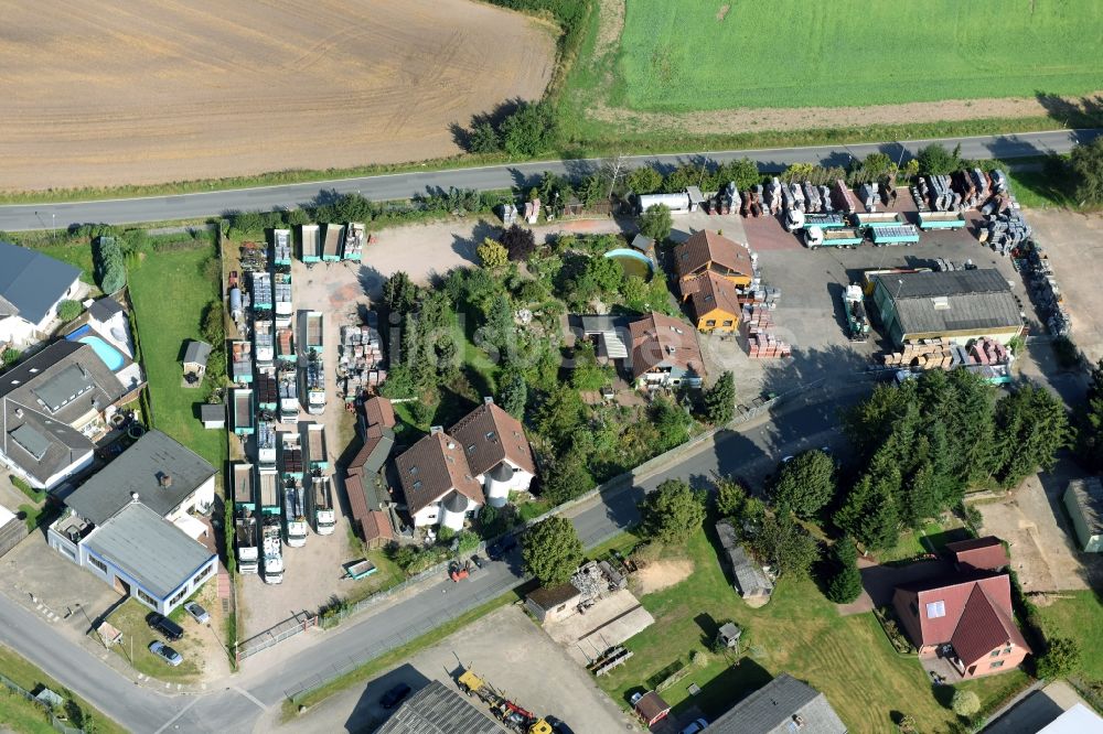 Luftbild Breitenfelde - Speditionsgelände der Logistik- und Transportfirma Liselotte Hammer in Breitenfelde im Bundesland Schleswig-Holstein