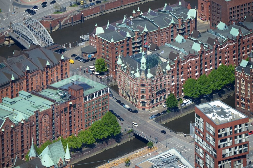 Luftbild Hamburg - Speicherstadt in Hamburg